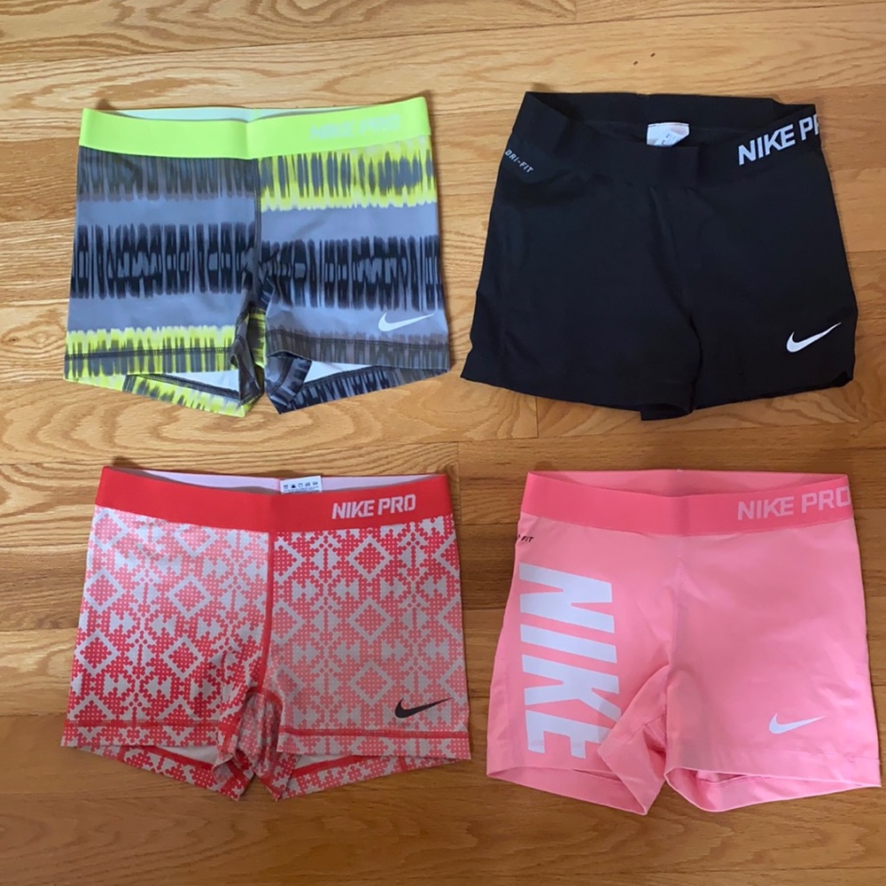 Four Nike Pro spandex.